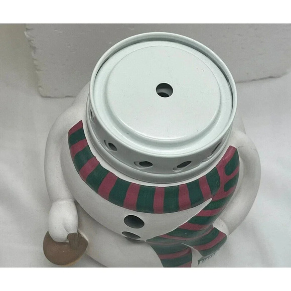 AromaGlow Home Fragrance Snowman Oil Lamp Holiday Living Fragrance Complete - Picture 3 of 16